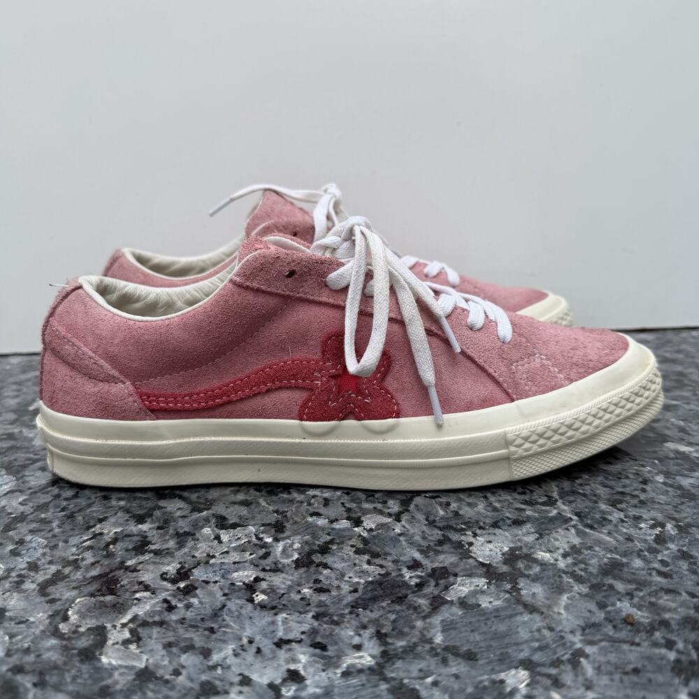 Converse Golf Le Fleur x One Star Ox Geranium Pink Mens Size 8
